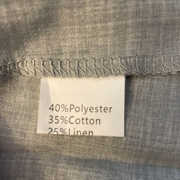 NEW - Men's Button Up Short Sleeve Gray Shirt - Sz XL - Picture 8 of 8